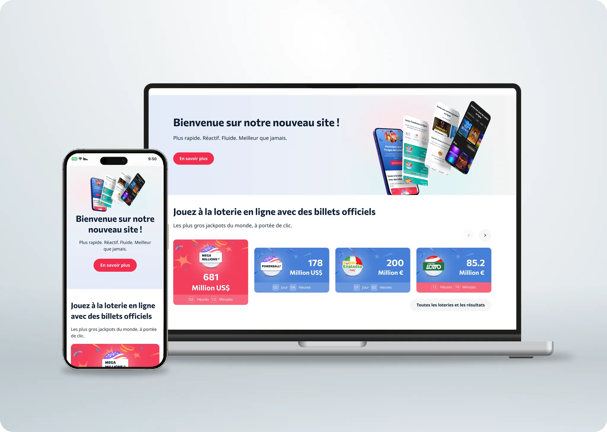 Améliorez votre expérience de loterie en ligne avec notre tout nouveau site !