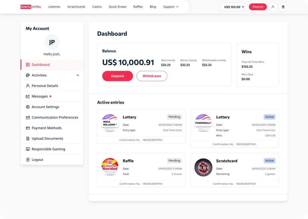 A Smarter 'My Account' Dashboard