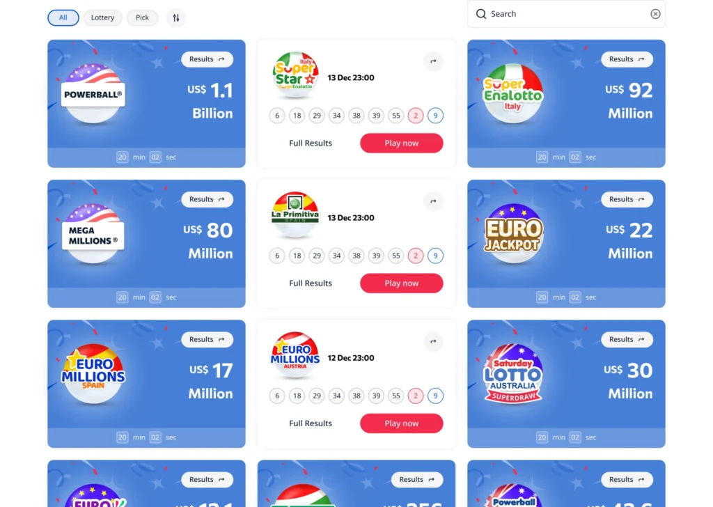 Buy Lottery Tickets in Seconds