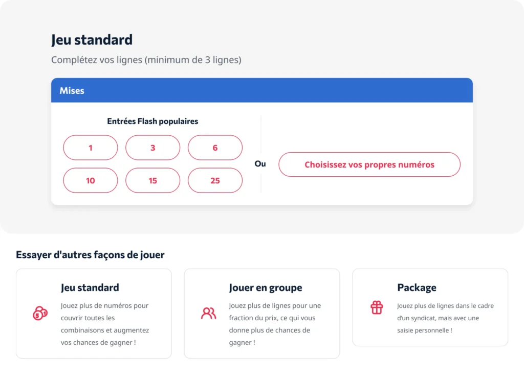 Résultats de loterie à portée de main
